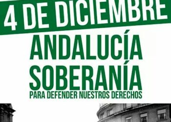 La Plataforma 4 de diciembre llama a la movilización por la soberanía y el autogobierno para Andalucía