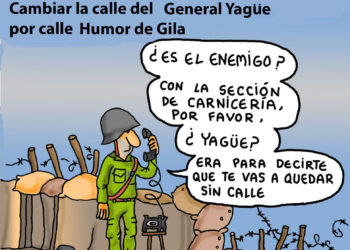 Cambiar la calle General Yagüe