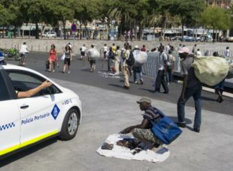Dictada sentencia sobre denuncia interpuesta ante la actuación policial contra manteros en Sevilla