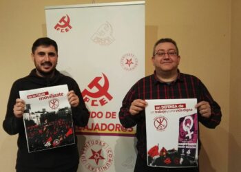 El Partido Comunista inicia una campaña contra la precariedad laboral en la Región de Murcia