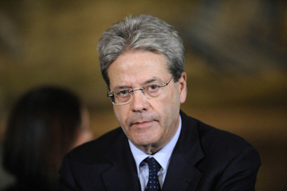 Canciller Gentiloni a punto de ser designado nuevo primer ministro