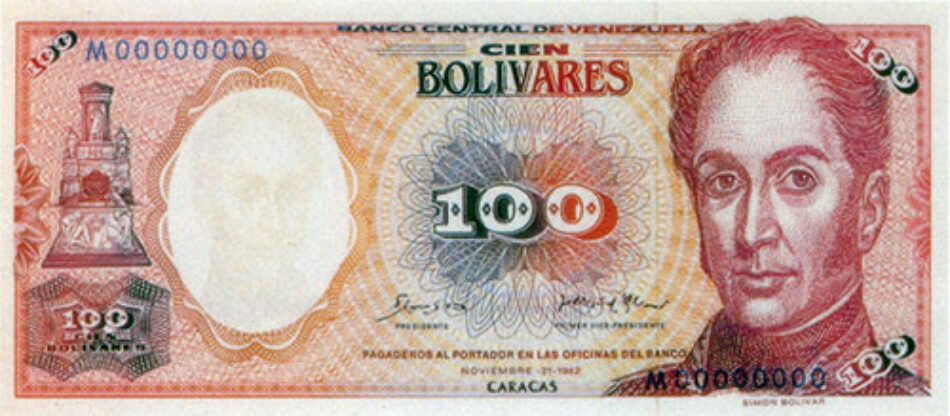 Venezuela: continúa canje de billetes de Bs.100 en el BCV