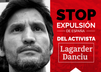 Convocan concentraciones contra la expulsión del activista Lagarder