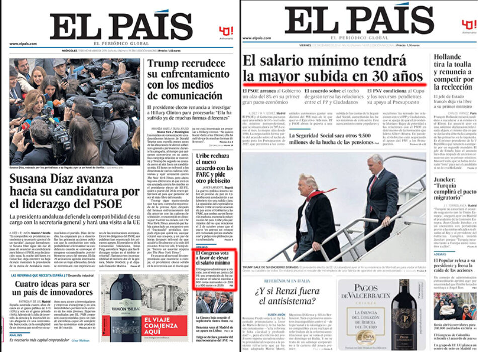 El esperpento mediático de la subida del Salario Mínimo Interprofesional