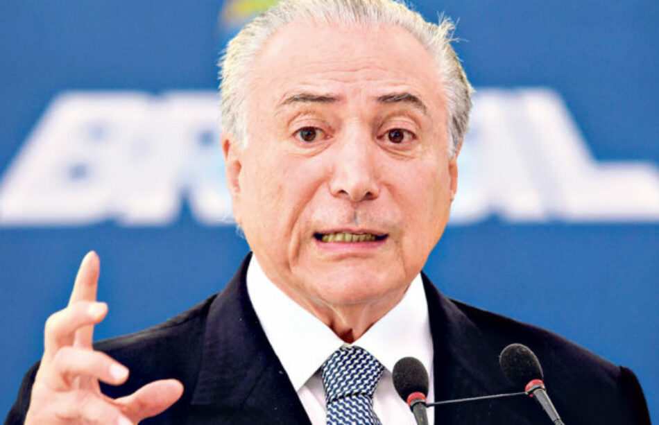Un sondeo reveló que el 63% de los brasileños está a favor de renuncia de Temer