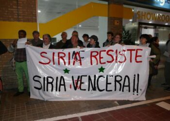 Valencia en solidaridad con Siria y Rusia