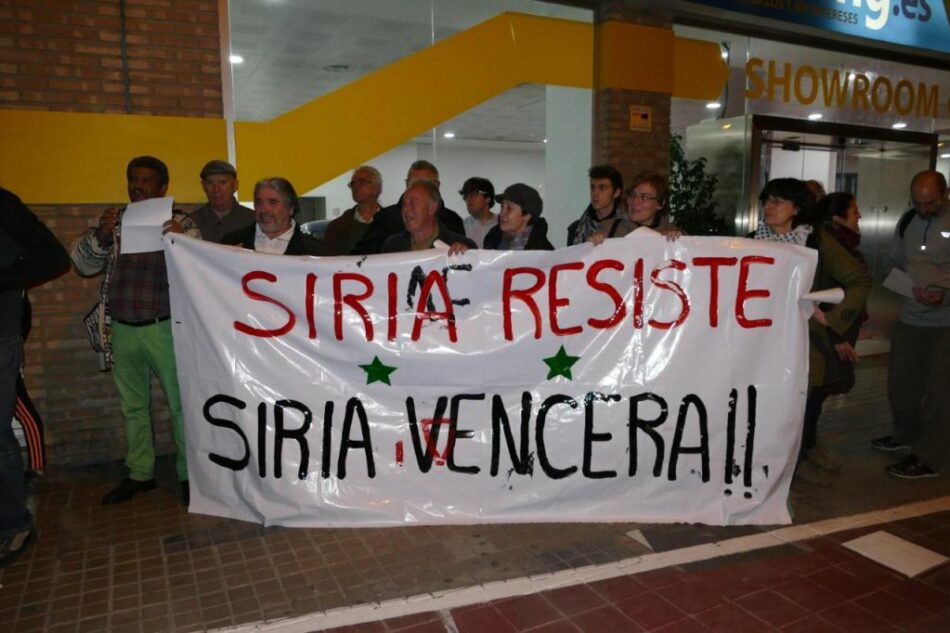 Valencia en solidaridad con Siria y Rusia