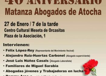 40 aniversario Matanza Abogados de Atocha