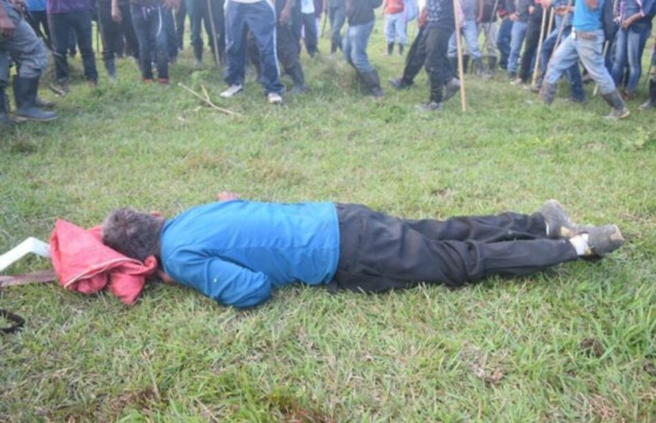 Guatemala: Un campesino asesinado por policías y paramilitares en una manifestación contra Hidroeléctrica