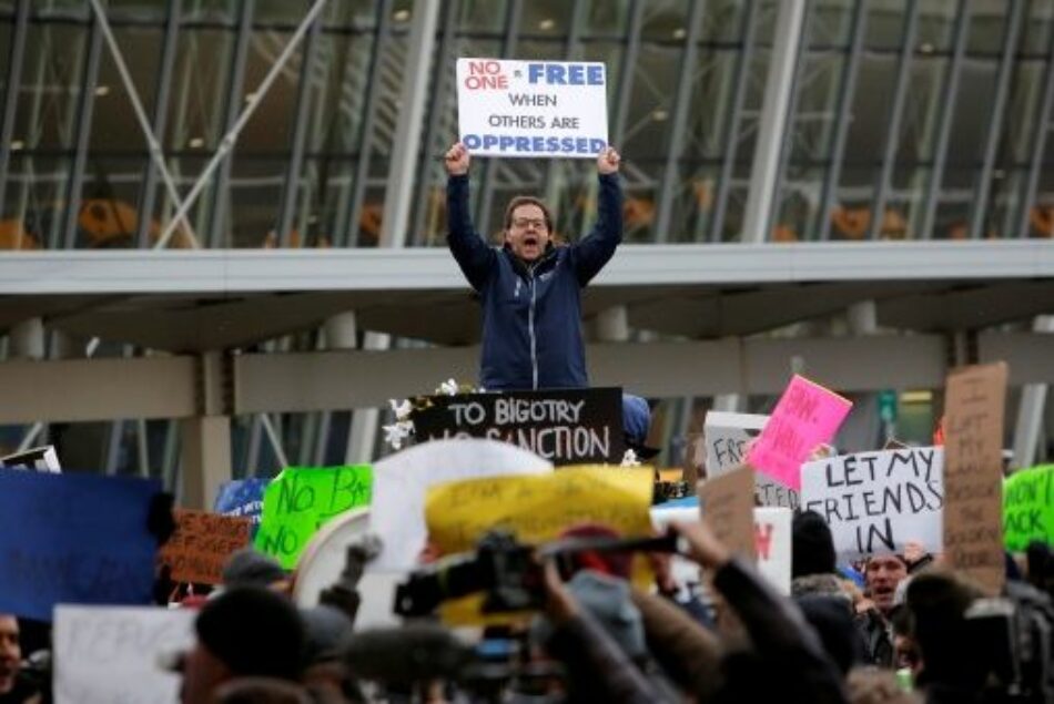 Protestas contra la prohibición de inmigración de Trump