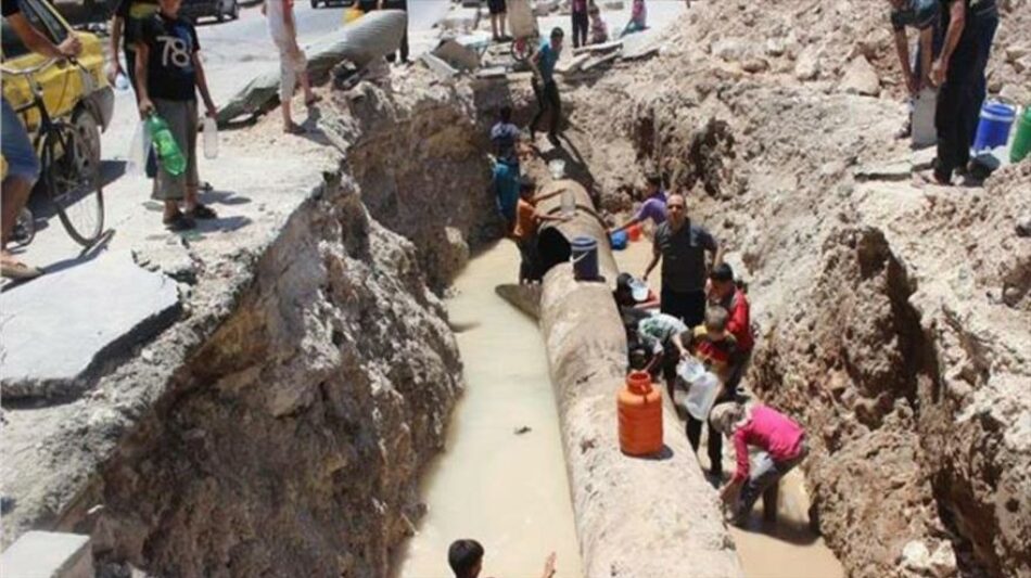 Ejército sirio ataca a terroristas en Damasco por crisis de agua