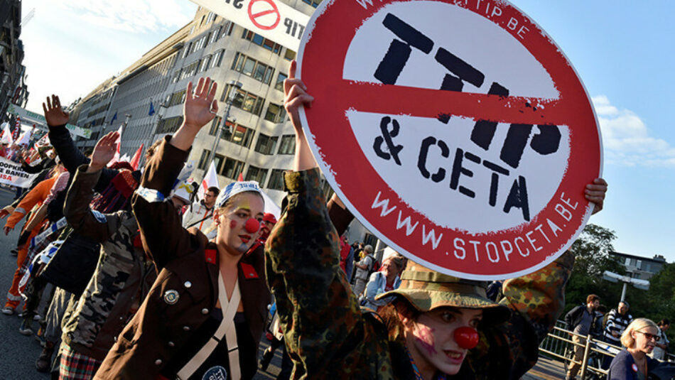 Movilizaciones en toda Europa para frenar el CETA, el «caballo de Troya» del TTIP
