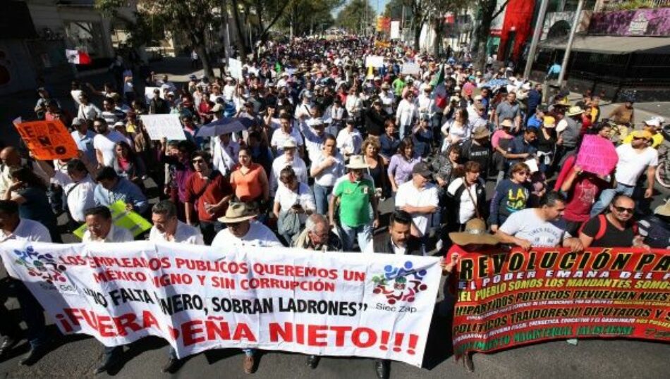Mexicanos no cesan sus marchas en repudio al «gasolinazo»
