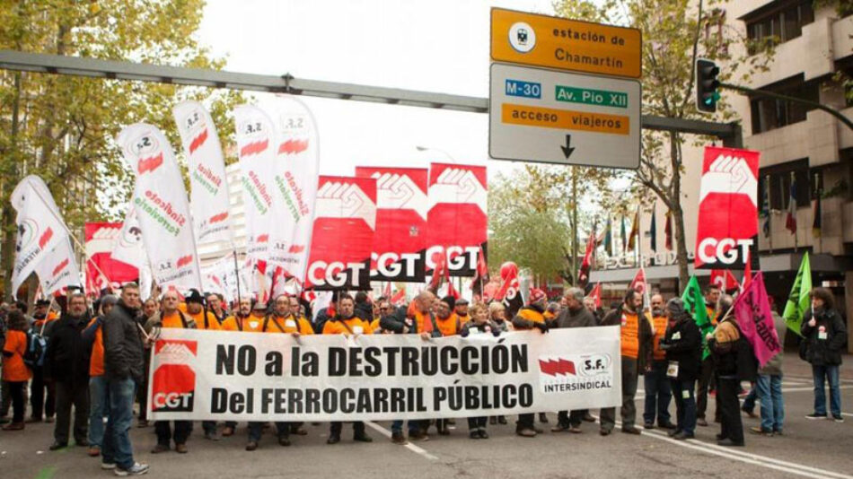 CGT en contra de destinar dinero público a la destrucción de empleo en RENFE