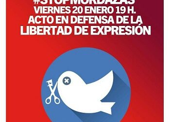 IU y el PCE organizan un acto en defensa de la libertad de expresión