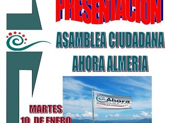 Acto de presentación de la Asamblea Ciudadana Ahora Almería