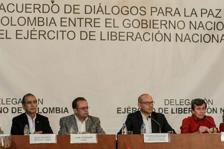 Continúan gobierno de Colombia y ELN consultas en Ecuador