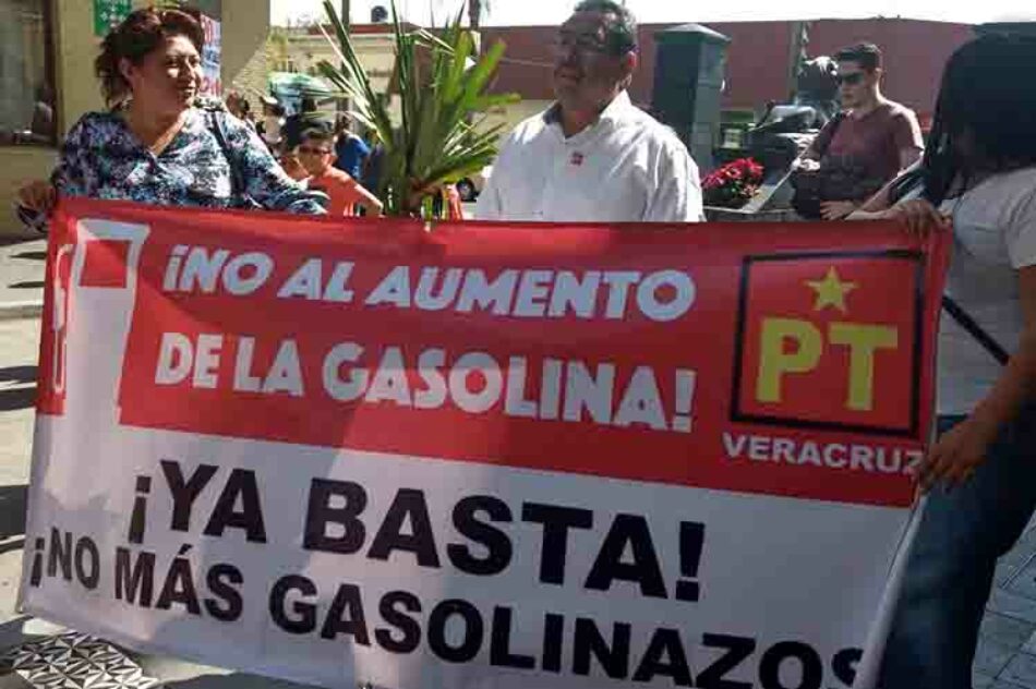 PT de México llama a movilizaciones pacíficas contra el gasolinazo