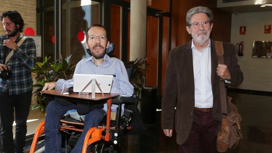 Echenique señala la alianza con IU y no haber apoyado la investidura de Sánchez como aciertos