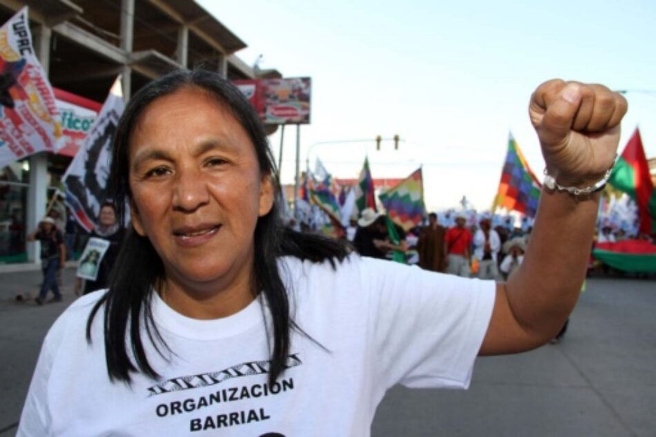 Milagro Sala llama a pueblo mapuche a «resistir la persecución»
