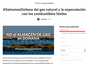 EQUO pide explicaciones al gobierno de Rajoy por los 6,3 millones euros que concede a Gas Natural Fenosa por sus actividades en Doñana