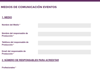 Apertura del formulario de acreditación para Vistalegre