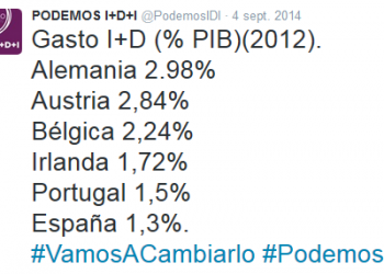 El Área de Políticas científicas señala la apuesta por la ciencia como base del cambio