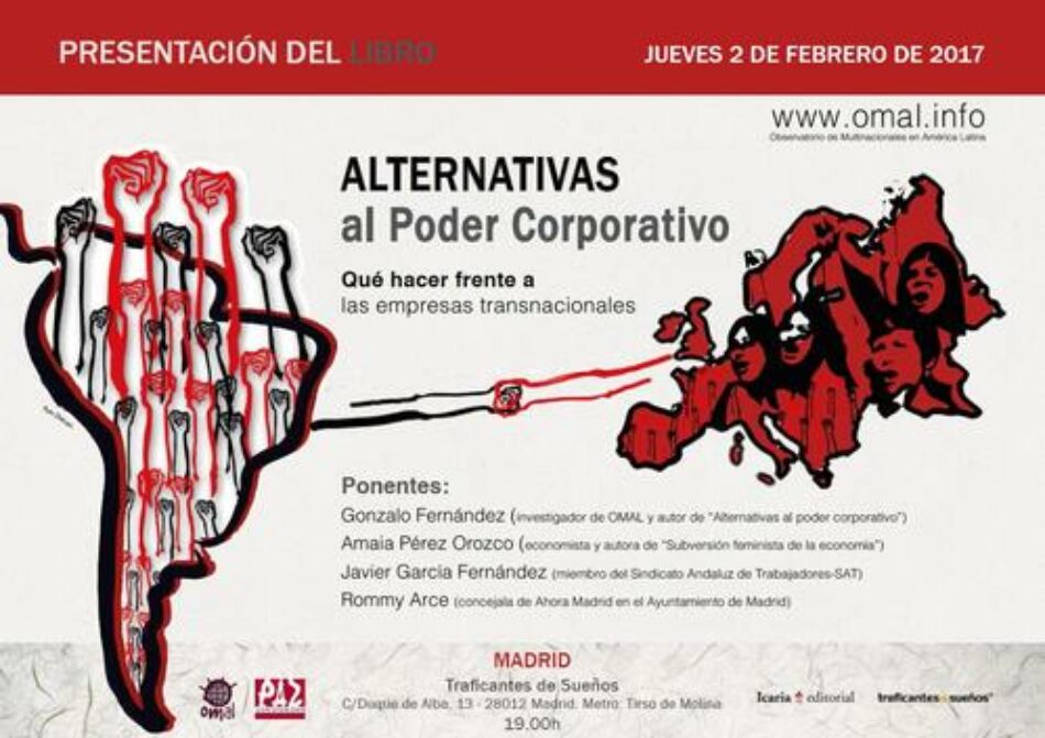 Charla-debate: «Alternativas al poder corporativo. Qué hacer frente a las empresas transnacionales»