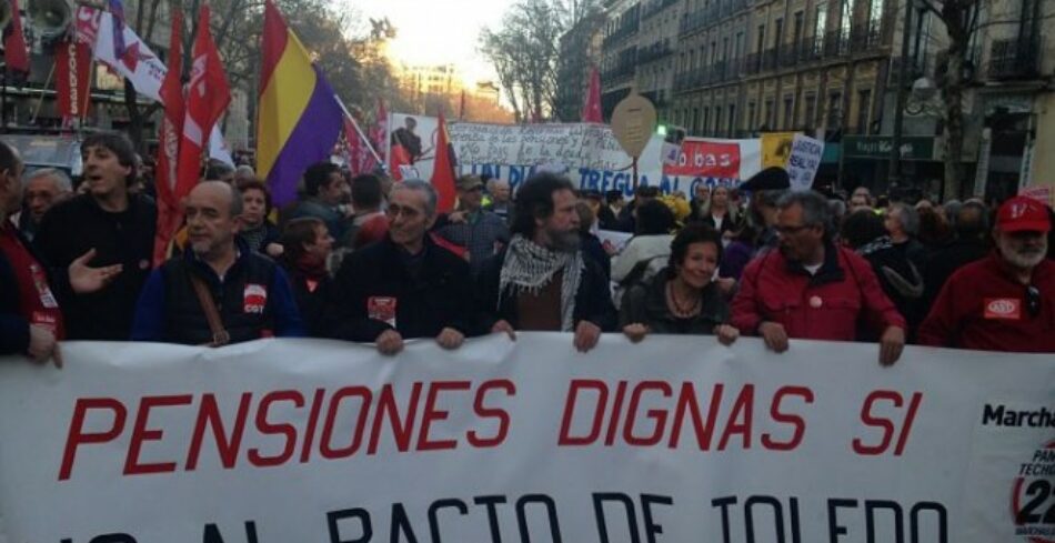 Las Marchas por la Dignidad movilizan a decenas de miles en todo el estado