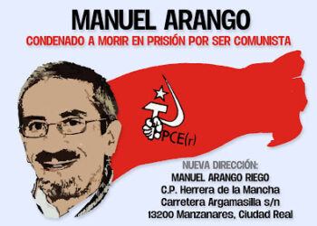 Ante el traslado de Manuel Arango cuando la solidaridad en Zaragoza se incrementaba…