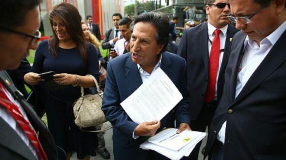 Perú: Fiscalía pide prisión preventiva por 18 meses para el ex presidente Toledo por corrupto