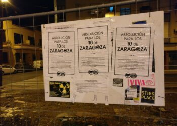 El juicio a los 10 antifascistas de Zaragoza se aplaza al mes de octubre