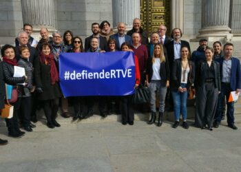 Unidos Podemos apoya a los profesionales de RTVE