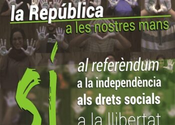 Poble Lliure impulsa la campanya “La República, a les nostres mans” pel SÍ al referèndum