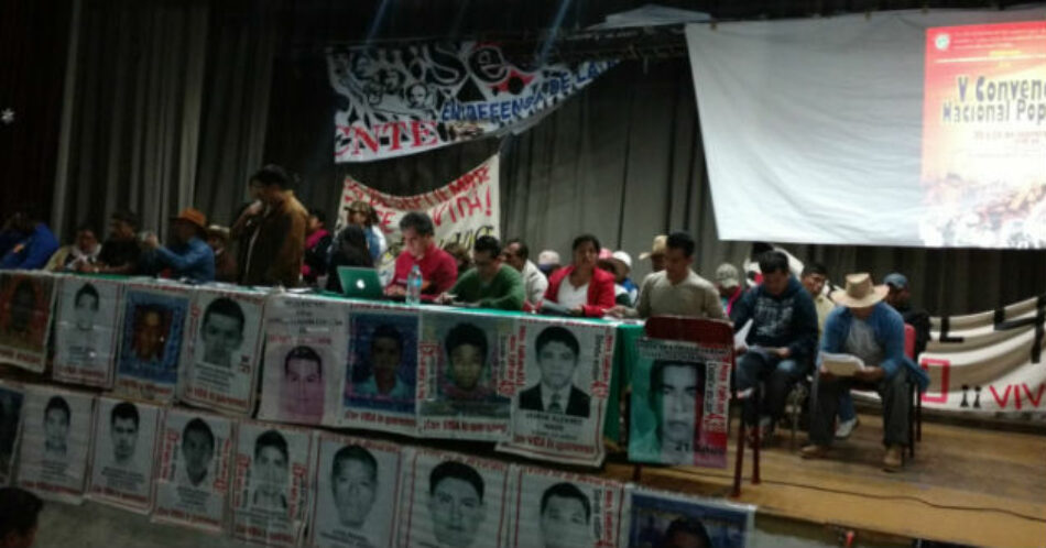 V Convención Nacional Popular suma voces para exigir justicia por los 43 de Ayotzinapa