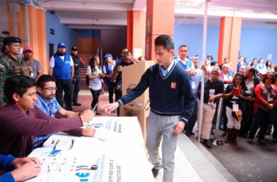 Conozca el proceso de votación en Ecuador
