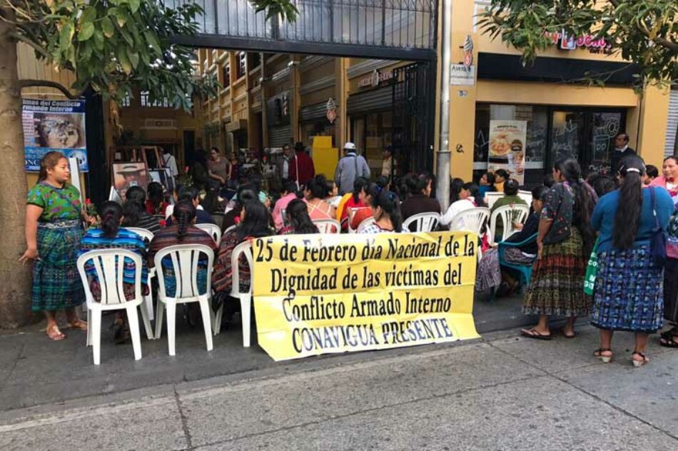 Rinden homenaje a víctimas de la guerra interna en Guatemala