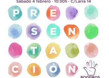 Presentación pública de la candidatura de Podemos Para Todas
