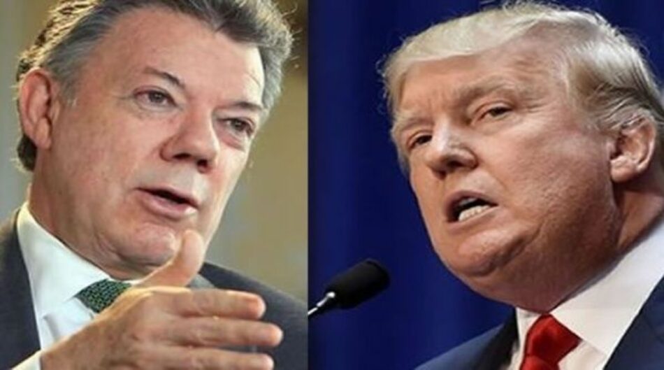 Santos pidió a Trump apoyar el Plan Paz Colombia en el Congreso