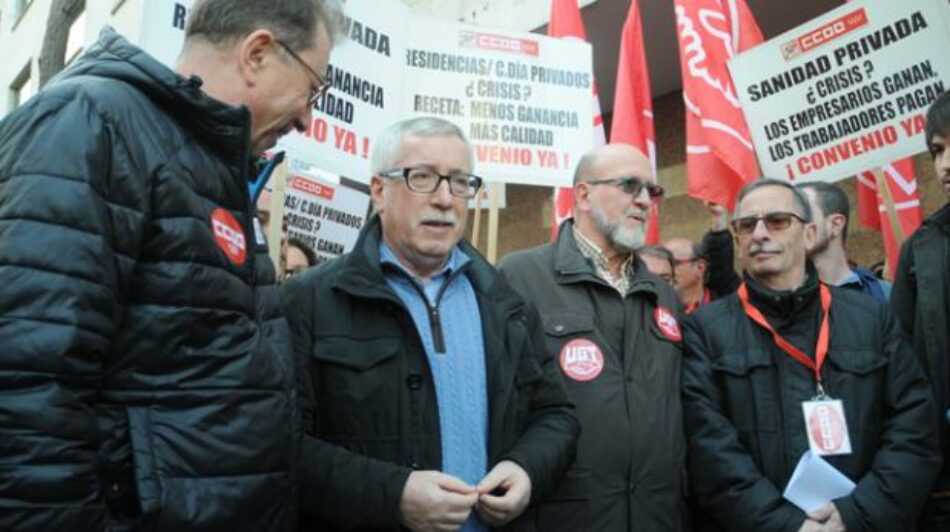 CCOO y UGT urgen a la patronal a negociar la subida salarial para 2017