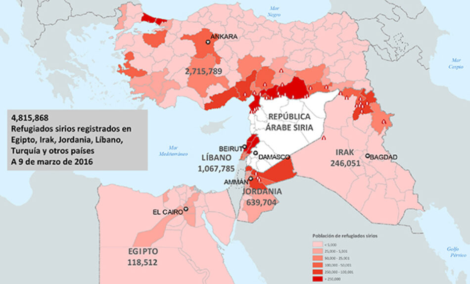 Al inicio del 7º año de guerra, ACNUR advierte de que Siria está “en una encrucijada”