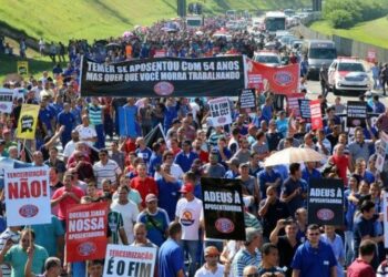 Protestas en Brasil contra reformas de Temer al sistema de jubilaciones