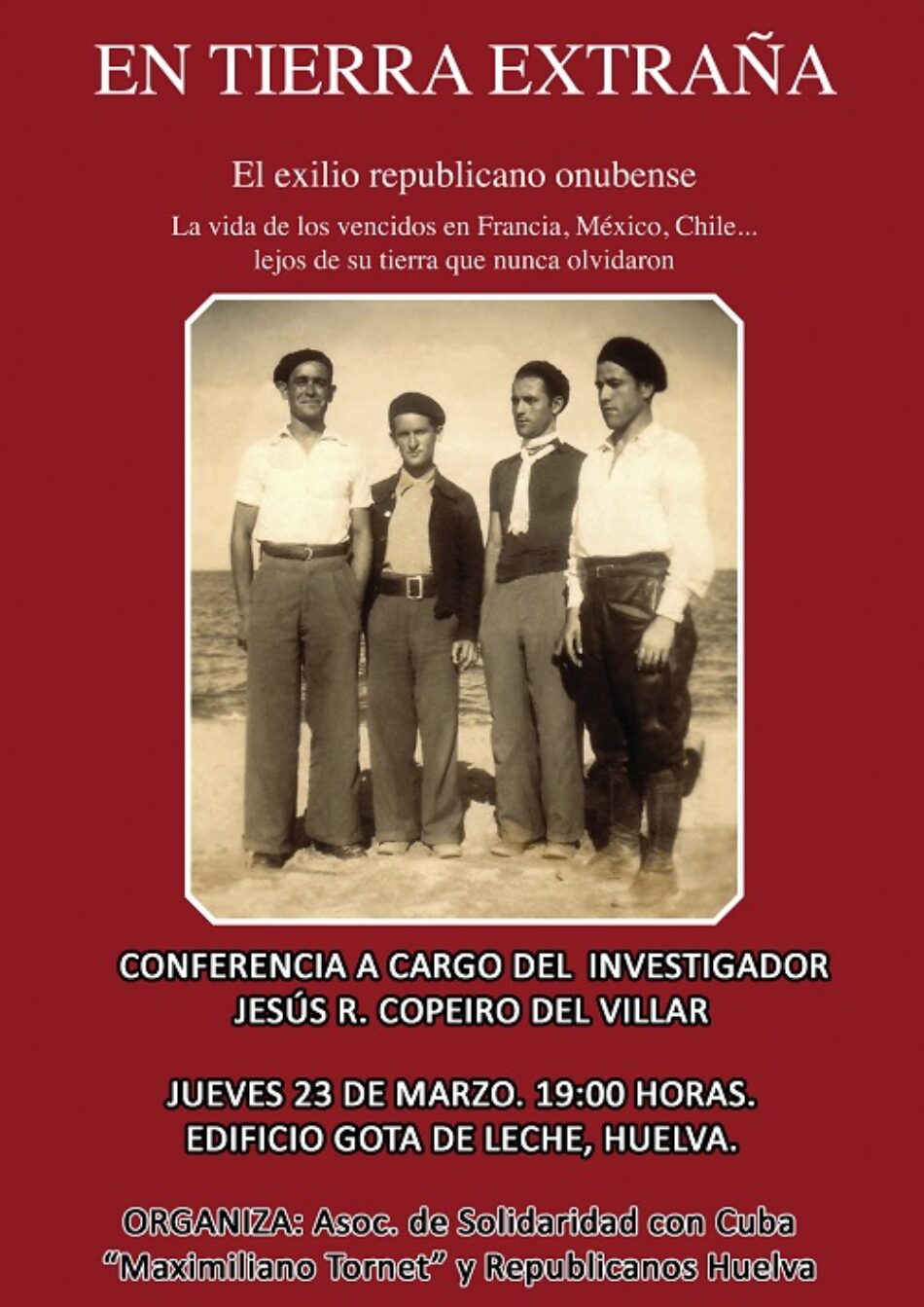 Conferencia y presentación del libro «En tierra extraña»