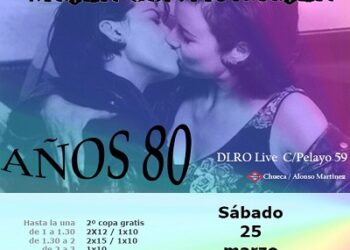 Arcópoli invita a su fiesta de activismo LGTB de los 80:”mujer contra mujer”