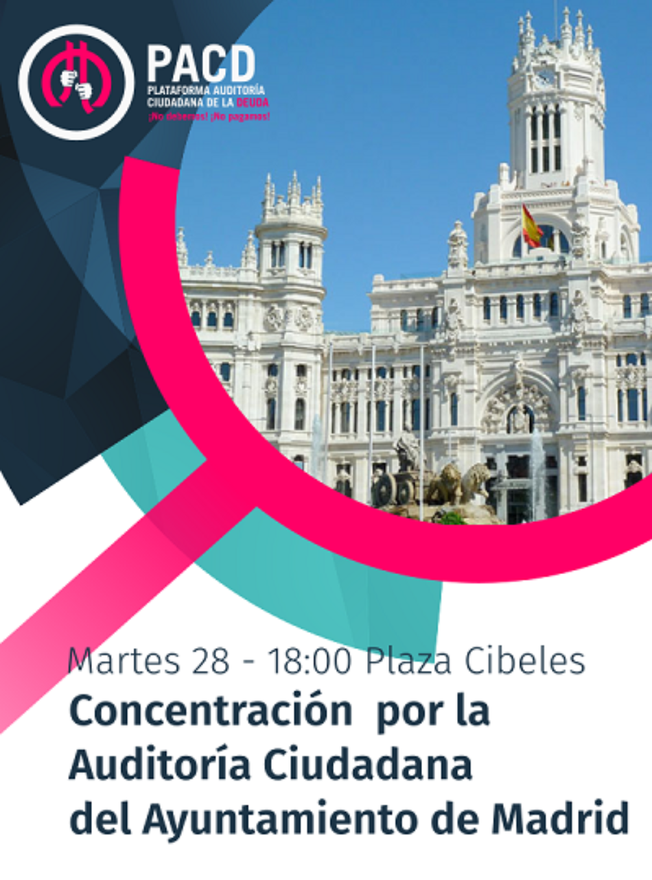 La Plataforma Auditoría Ciudadana de la Deuda pide más participación ciudadana y recursos en la Auditoría del Ayuntamiento de Madrid