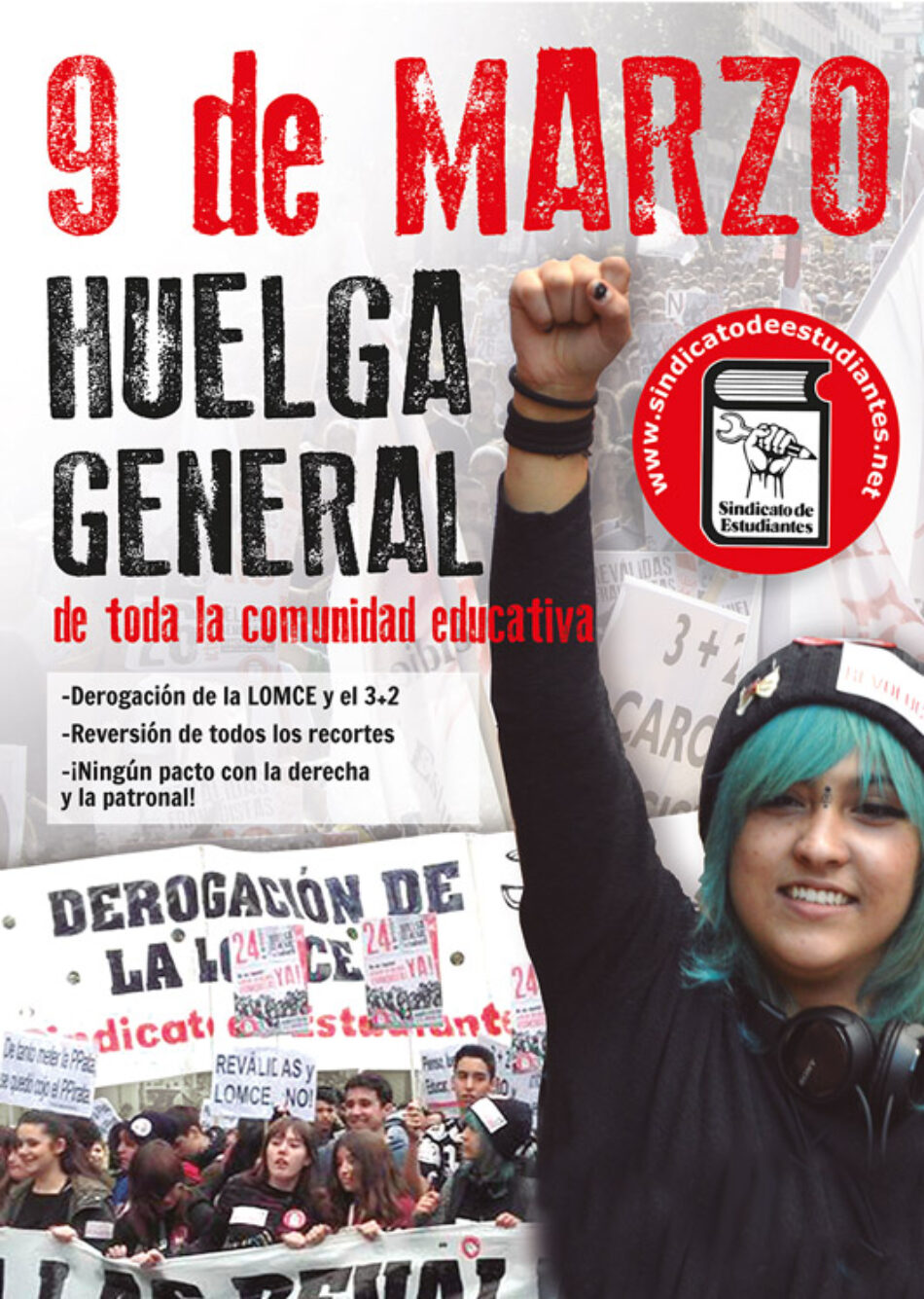 ¡Después de la victoria contra las reválidas volvemos a las calles! El 9 de marzo: Huelga General de toda la Comunidad Educativa
