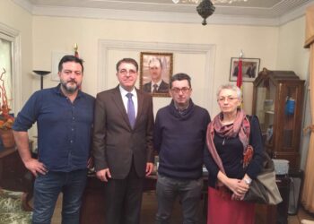 Delegación del PCE visita la embajada de  la República Árabe Siria