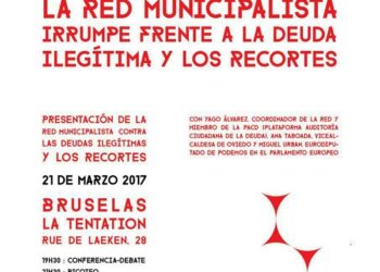 La Red Municipalista contra la Deuda y los Recortes plantea sus demandas al Parlamento Europeo