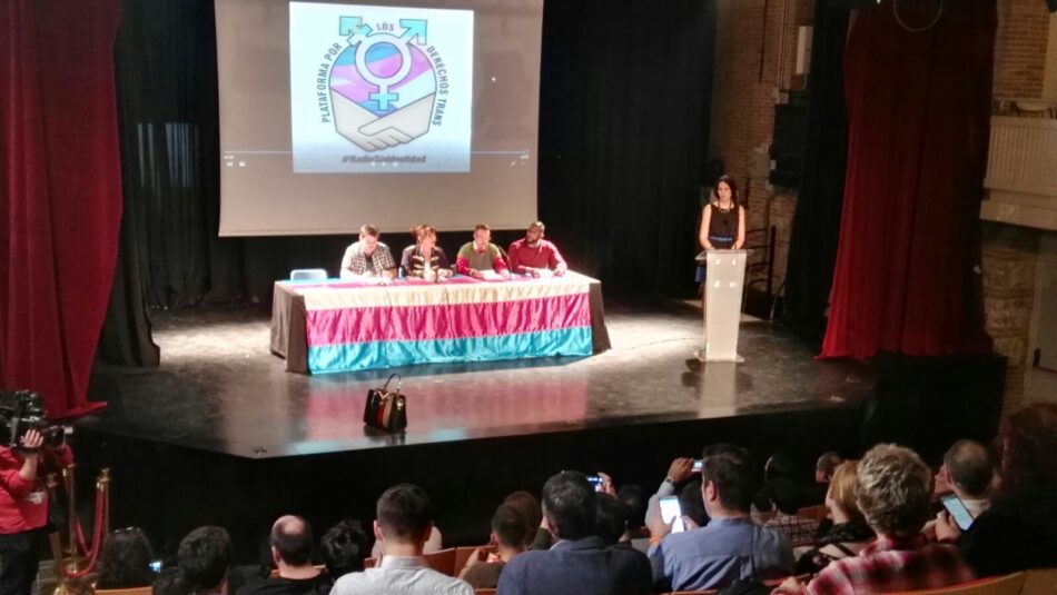 La Plataforma Trans pide urgente una ley que despatologice la transexualidad y garantice la libre autodeterminación del género