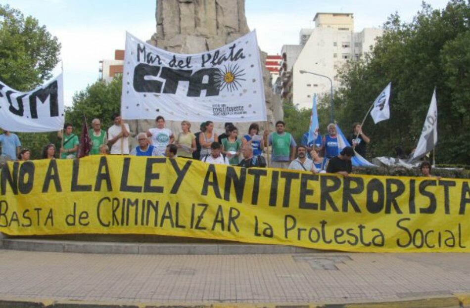 Criminalización y detenciones a los luchadores populares en Argentina: Macri propone impulsar para este año un nuevo proyecto de Ley Antiterrorista